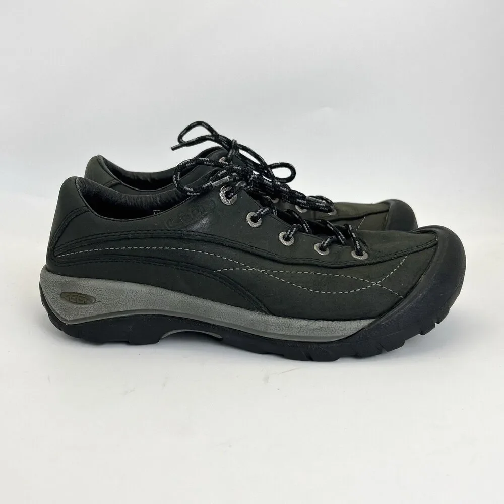 Keen Toyah Hiking Shoes Women’s Size 7.5 Black Leather Trail Walking Outdoors